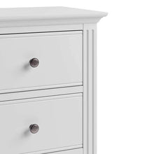 Alsace White Painted 6 Drawer Chest of Drawers - White Tree Furniture