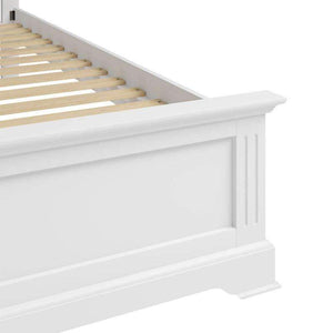 Alsace White Painted King Size Bed Frame 5ft - White Tree Furniture