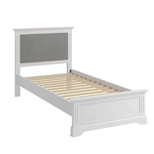 Alsace White Painted Single Bed Frame 3ft - White Tree Furniture