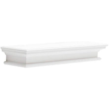 Halifax White Painted Floating Wall Shelf 80cm - White Tree Furniture